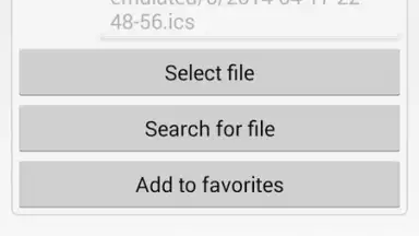 Capture d'écran de iCal Import/Export 2.4 7