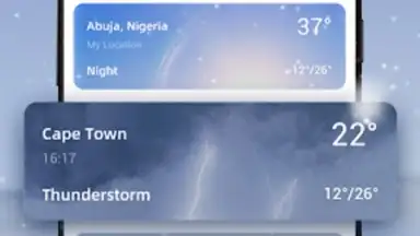 Capture d'écran de Daily Weather 1