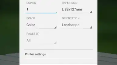 Capture d'écran de Canon Print Service 2