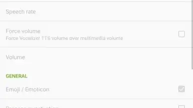 Capture d'écran de Vocalizer TTS Voice 5