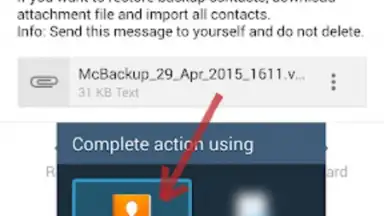Capture d'écran de MCBackup 2