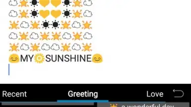 Capture d'écran de Emoji Keyboard - CrazyCorn 1