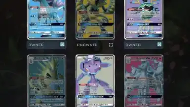 Capture d'écran de Pokémon TCG Card Dex 2