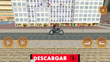 Capture d'écran de London City Motorbike Stunt Riding Simulator 1
