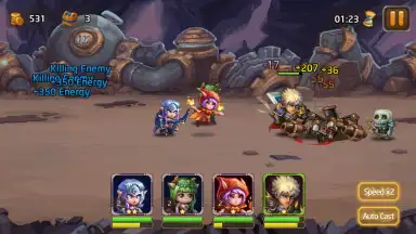 Capture d'écran de Heroes Legend: Idle Battle War 9