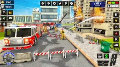 Capture d'écran de Rescue Fire Truck Simulator 3D 4