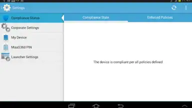 Capture d'écran de MaaS360 MDM for Android 1
