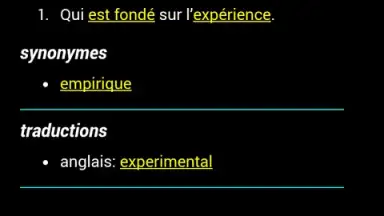 Capture d'écran de French Dictionary - Offline 5