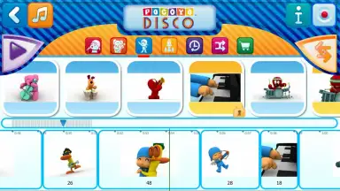 Capture d'écran de Pocoyo Disco 2