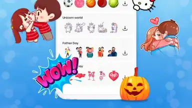 Capture d'écran de Emoji Keyboard Fonts & Themes 4