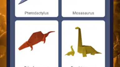 Capture d'écran de Origami dinosaurs paper shapes 10