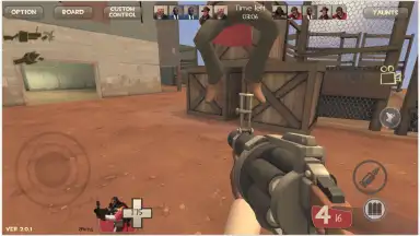 Capture d'écran de Team of 2 Fort Mobile 4