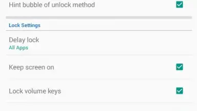 Capture d'écran de Touch Lock 1