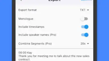 Capture d'écran de SoundType AI: Speech To Text 11