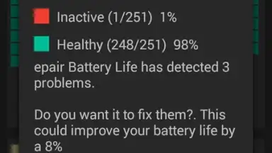 Capture d'écran de Repair Battery Life 4