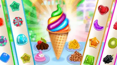 Capture d'écran de Ice Cream Shop Cone Maker Game 3