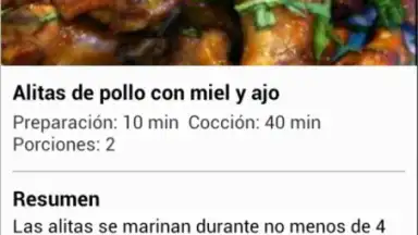 Capture d'écran de Receta De Pollo 3