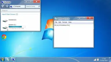 Capture d'écran de Win7 Simu 7