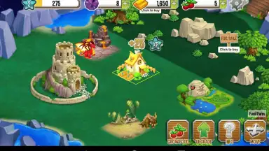 Capture d'écran de Dragon City Mobile 3