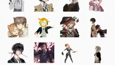 Capture d'écran de Otaku Nadu Sticker Pack 1
