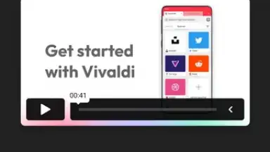 Capture d'écran de Vivaldi 20