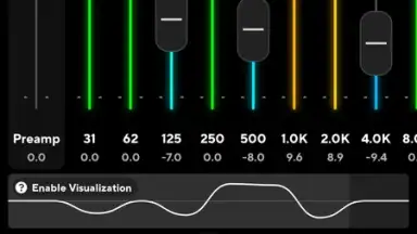Capture d'écran de Poweramp Equalizer 6