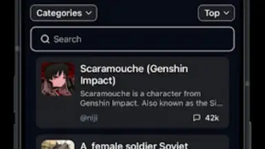 Capture d'écran de Charstar: AI Character Chat 3