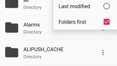 Capture d'écran de Framaroot File Manager 2