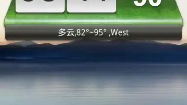 Capture d'écran de Classic style GOWeatherEX 2