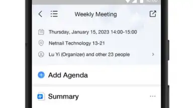 Capture d'écran de DingTalk 4