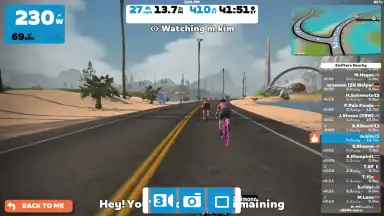 Capture d'écran de Zwift 12
