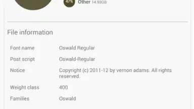 Capture d'écran de Font Installer 10