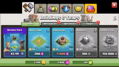 Capture d'écran de Clash of Clans 10