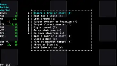 Capture d'écran de Angband (Angdroid) 7