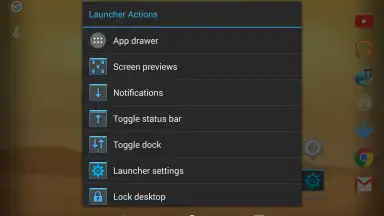 Capture d'écran de Holo Launcher HD 1