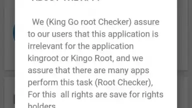 Capture d'écran de King Go Root Checker 1