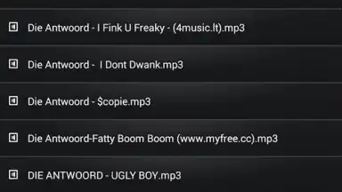 Capture d'écran de 4shared Music 3