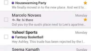 Capture d'écran de Yahoo Mail 15