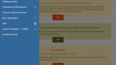 Capture d'écran de Application Prescrire 21