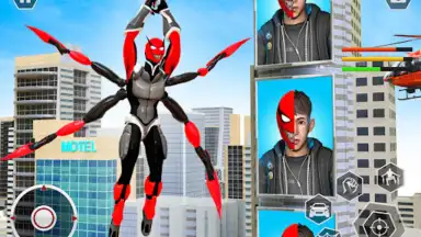 Capture d'écran de Black Spider Rope Superhero 1