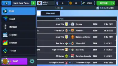 Capture d'écran de Soccer Manager 2023 19
