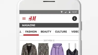 Capture d'écran de H&M 1