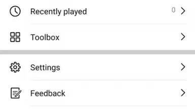 Capture d'écran de Huawei Music 2