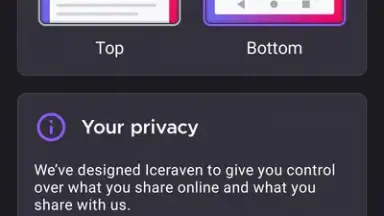 Capture d'écran de Iceraven Browser 5