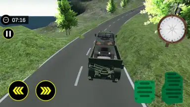 Capture d'écran de Drive Army Offroad Mountain Truck 1