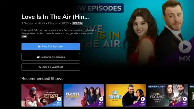 Capture d'écran de MX Player TV 4