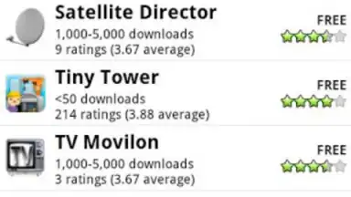Capture d'écran de AppBrain App Market 3