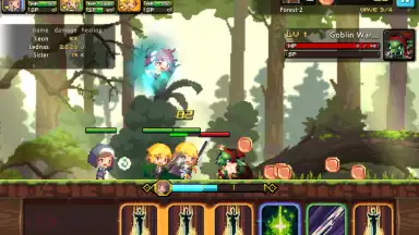 Capture d'écran de Crusaders Quest 2