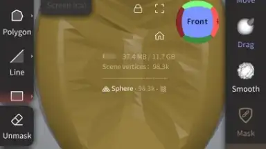 Capture d'écran de Nomad Sculpt 5