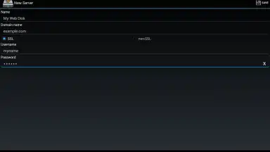 Capture d'écran de cPWebDisk 2
